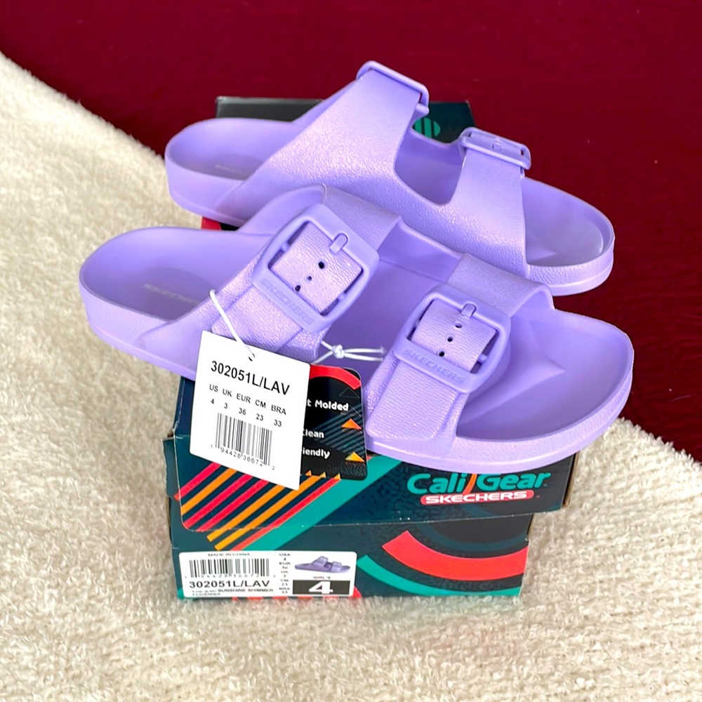 Girls Sketchers Shimmer Sandals